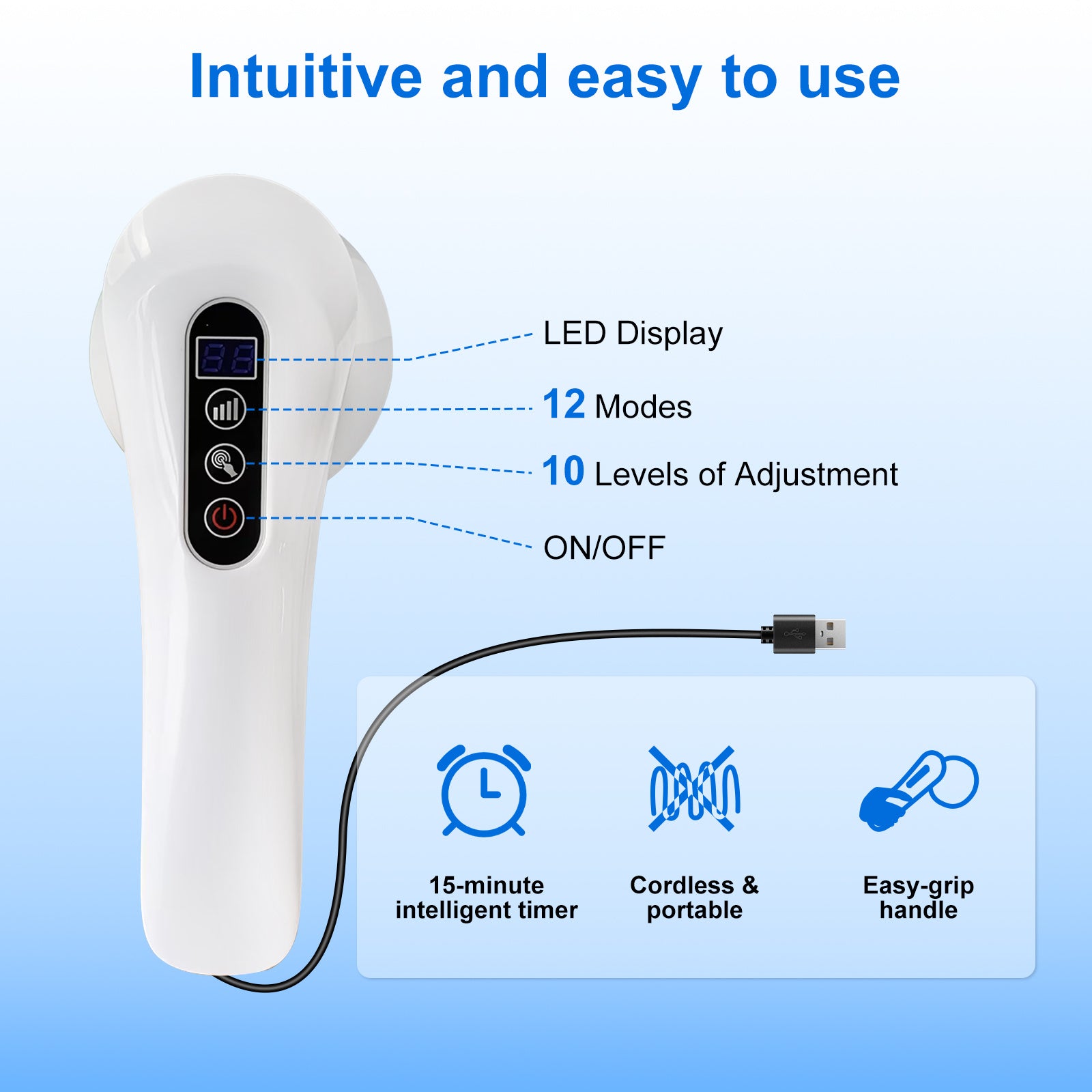 Wireless Cellulite Massager Handheld And Mini Massager Abdominal, Arm And Leg Massager Body Shaping Machine Suitable For Women To Use At Home