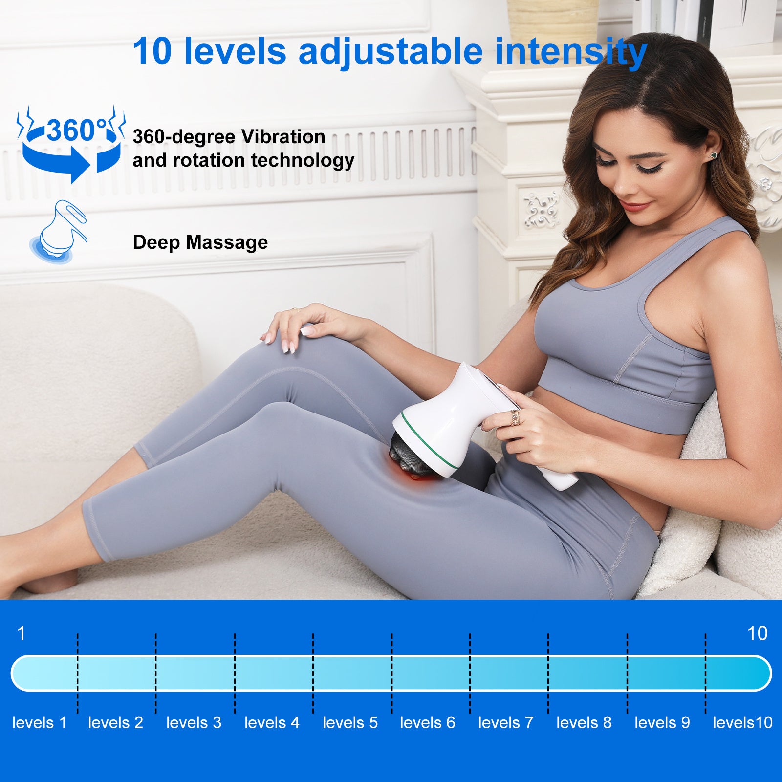 Wireless Cellulite Massager Handheld And Mini Massager Abdominal, Arm And Leg Massager Body Shaping Machine Suitable For Women To Use At Home