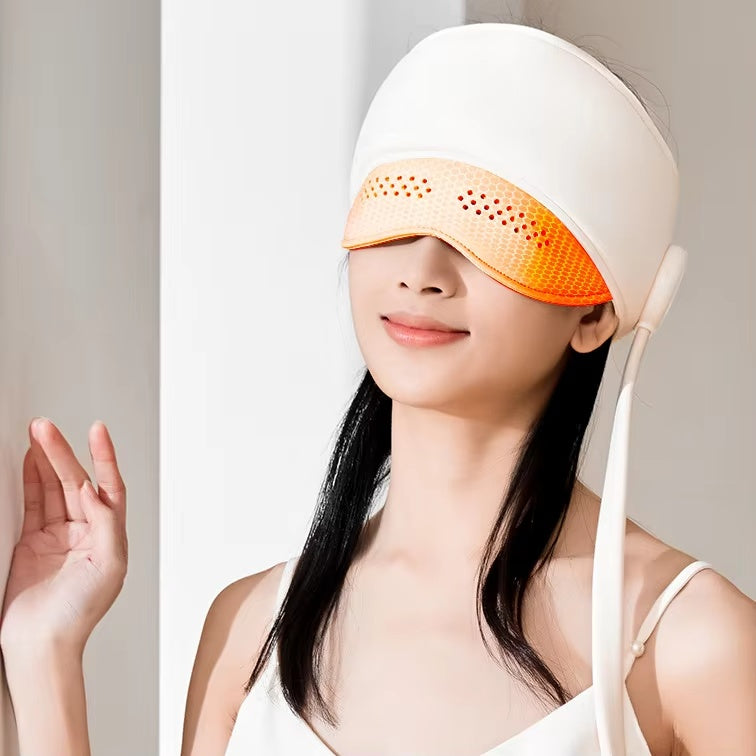New Creative Sleep Aid Head Eye Massager Heating Pain Relief Relaxing Apparatusma Massage At Home