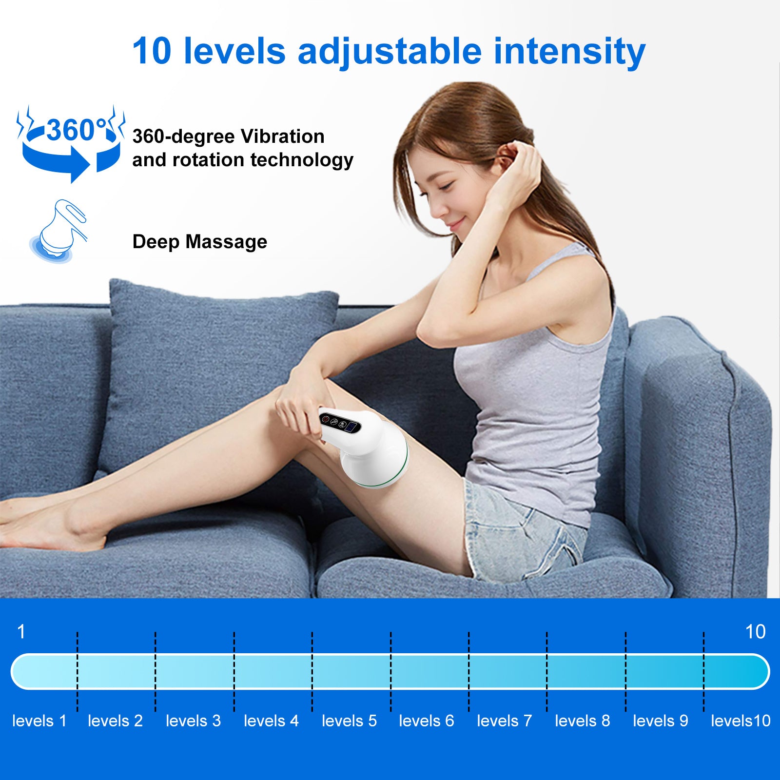 Wireless Cellulite Massager Handheld And Mini Massager Abdominal, Arm And Leg Massager Body Shaping Machine Suitable For Women To Use At Home
